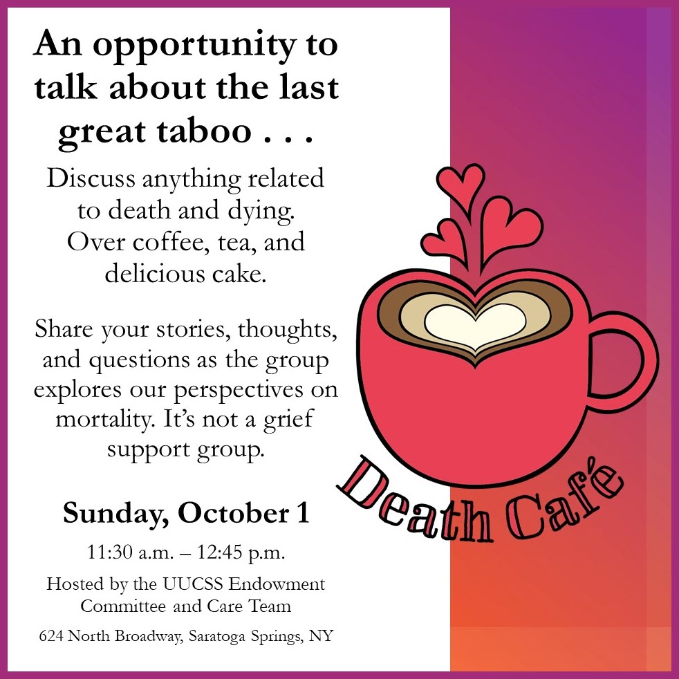 Saratoga Springs NY Death Cafe