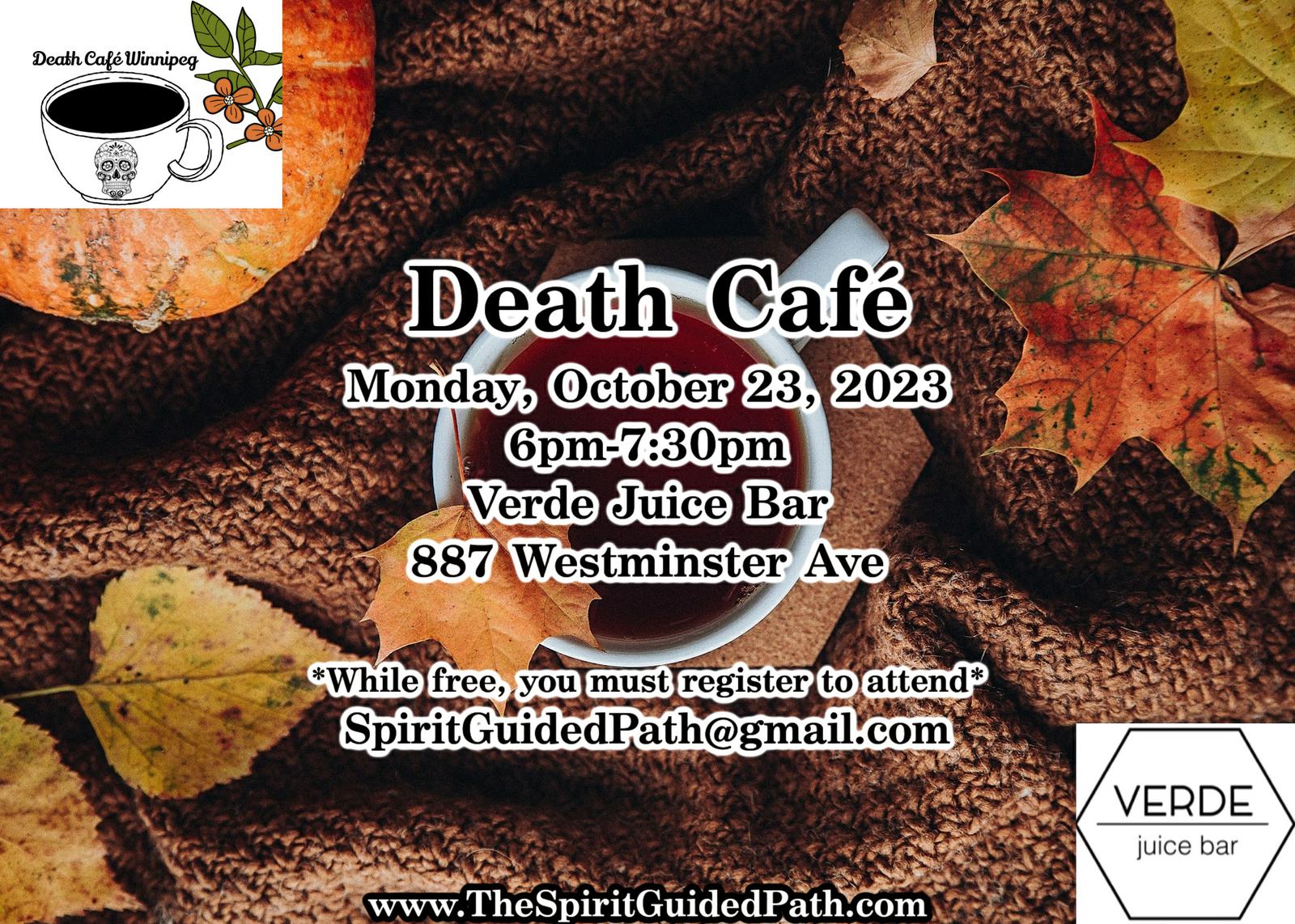 October Death Cafe Winnipeg 