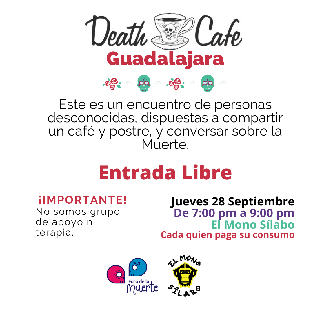 Death Cafe Guadalajara en El Mono Sílabo